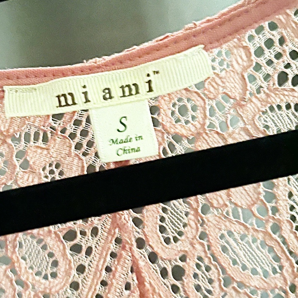 KIMONO 🌟 Long PINK Lace Kimono - Picture 5 of 6